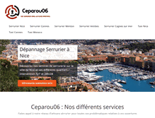 Tablet Screenshot of ceparou06.fr